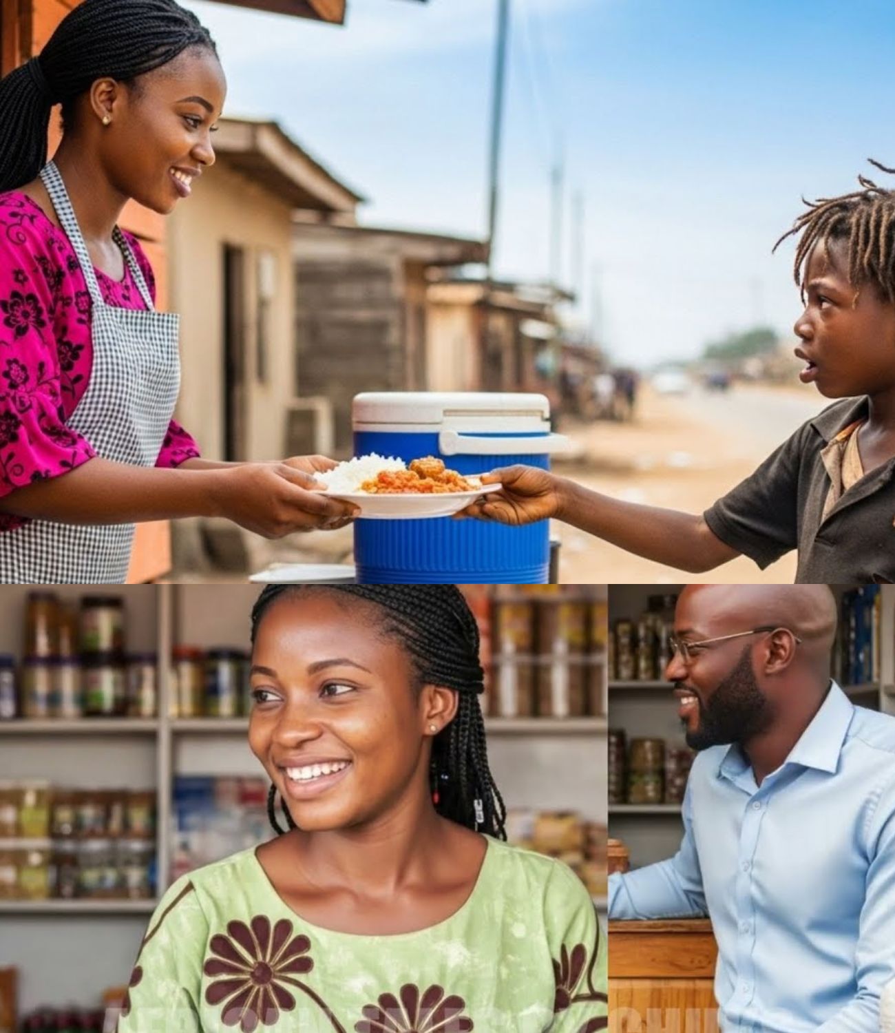 Uma vendedora ambulante alimentava um rapaz sem-abrigo todos os dias. Certo dia, quatro SUV pararam em frente ร sua tenda.
