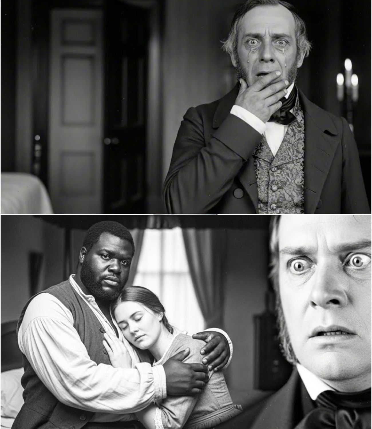 Vingança fria: o senhor viu sua filha na cama com um escravizado gigante e ficou chocado.